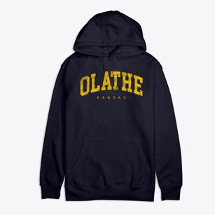 Olathe Kansas Urban Vibe Premium Cotton Hoodie