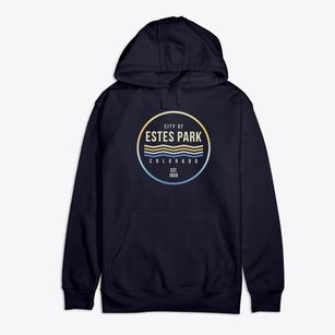 Estes Park Colorado Color Fade Premium Cotton Hoodie