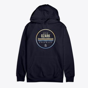 Ozark Arkansas Color Fade Premium Cotton Hoodie
