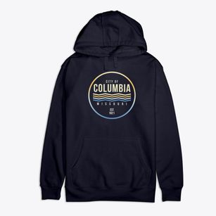 Columbia Missouri Color Fade Premium Cotton Hoodie