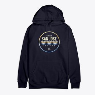 San Jose Arizona Color Fade Premium Cotton Hoodie