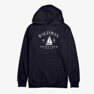 Baldwin Michigan Yacht Club Premium Cotton Hoodie