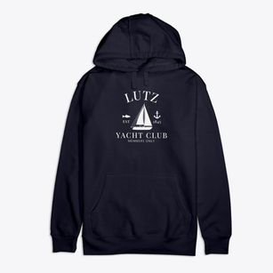 Lutz Florida Yacht Club Premium Cotton Hoodie