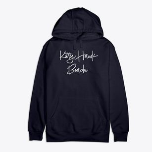 Kitty Hawk Beach North Carolina Freestyle Premium Cotton Hoodie