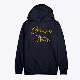 Bethania Station North Carolina Freestyle Premium Cotton Hoodie