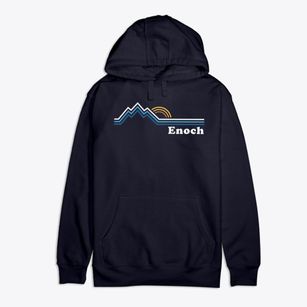 Enoch Pennsylvania Mountain View Premium Cotton Hoodie