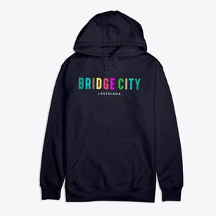 Bridge City Louisiana Color Pop Premium Cotton Hoodie