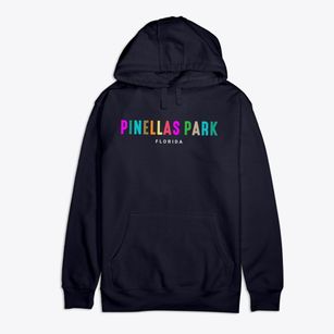 Pinellas Park Florida Color Pop Premium Cotton Hoodie