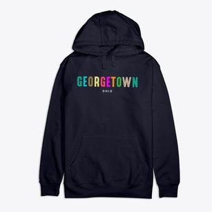 Georgetown Ohio Color Pop Premium Cotton Hoodie