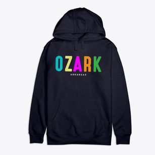 Ozark Arkansas Color Pop Premium Cotton Hoodie