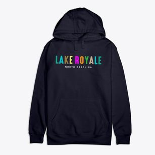 Lake Royale North Carolina Color Pop Premium Cotton Hoodie