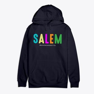 Salem Massachusetts Color Pop Premium Cotton Hoodie