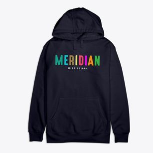 Meridian Mississippi Color Pop Premium Cotton Hoodie