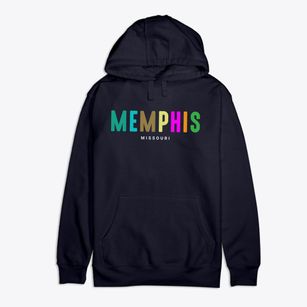 Memphis Missouri Color Pop Premium Cotton Hoodie