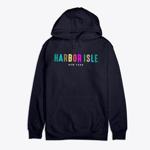 Harbor Isle New York Color Pop Premium Cotton Hoodie
