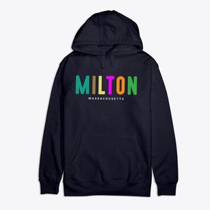 Milton Massachusetts Color Pop Premium Cotton Hoodie