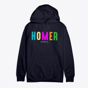 Homer Georgia Color Pop Premium Cotton Hoodie