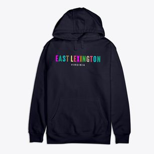 East Lexington Virginia Color Pop Premium Cotton Hoodie