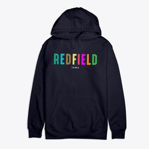 Redfield Iowa Color Pop Premium Cotton Hoodie
