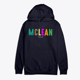 Mclean Texas Color Pop Premium Cotton Hoodie