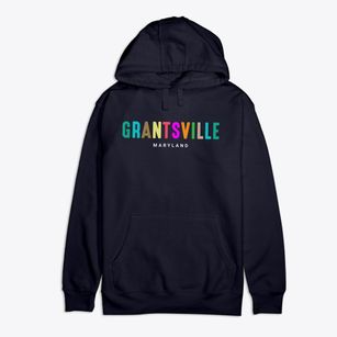 Grantsville Maryland Color Pop Premium Cotton Hoodie