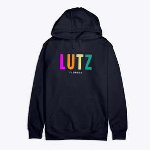 Lutz Florida Color Pop Premium Cotton Hoodie
