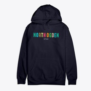 North Ogden Utah Color Pop Premium Cotton Hoodie