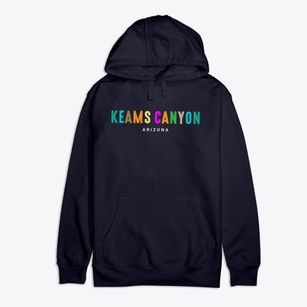 Keams Canyon Arizona Color Pop Premium Cotton Hoodie