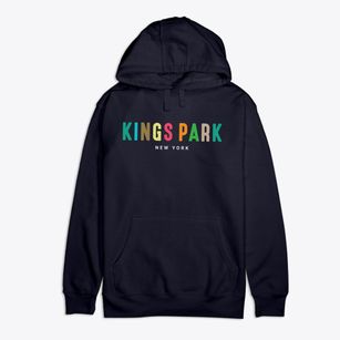 Kings Park New York Color Pop Premium Cotton Hoodie