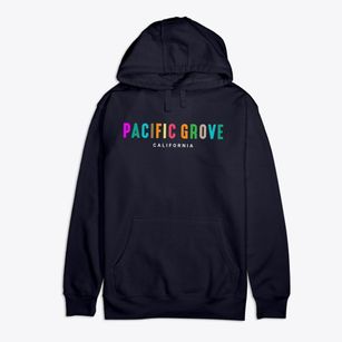 Pacific Grove California Color Pop Premium Cotton Hoodie