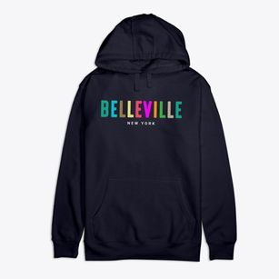 Belleville New York Color Pop Premium Cotton Hoodie