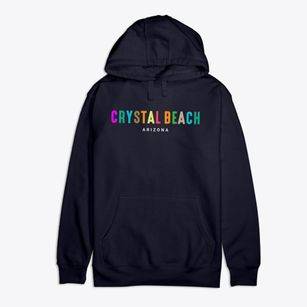 Crystal Beach Arizona Color Pop Premium Cotton Hoodie