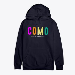 Como North Carolina Color Pop Premium Cotton Hoodie