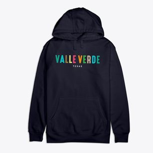 Valle Verde Texas Color Pop Premium Cotton Hoodie