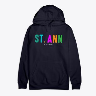 St. Ann Missouri Color Pop Premium Cotton Hoodie