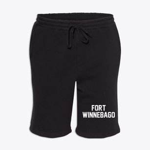 Fort Winnebago Wisconsin Classic Block Fleece Shorts