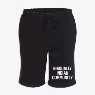 Nisqually Indian Community Washington Classic Block Fleece Shorts