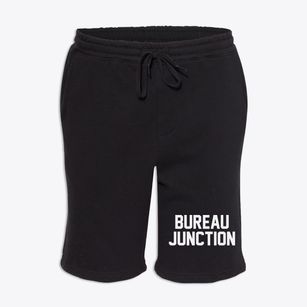 Bureau Junction Illinois Classic Block Fleece Shorts