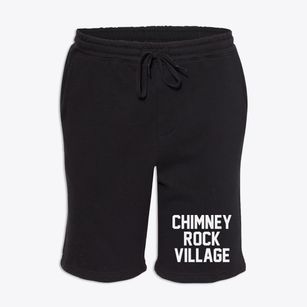 Chimney Rock Village North Carolina Classic Block Fleece Shorts