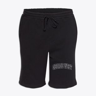 George West Texas Trendy Block Fleece Shorts