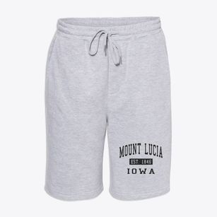 Mount Lucia Iowa Classic Established Fleece Shorts