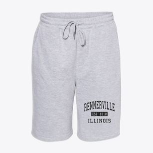 Rennerville Illinois Classic Established Fleece Shorts