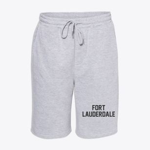 Fort Lauderdale Florida Classic Block Fleece Shorts