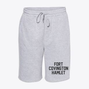 Fort Covington Hamlet New York Classic Block Fleece Shorts