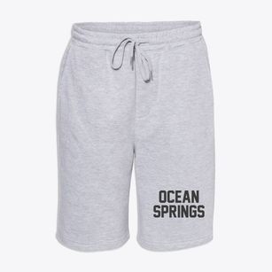 Ocean Springs Mississippi Classic Block Fleece Shorts