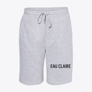 Eau Claire Wisconsin Classic Block Fleece Shorts