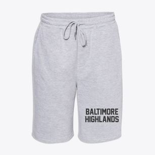 Baltimore Highlands Maryland Classic Block Fleece Shorts