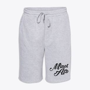 Minot Afb North Dakota Vintage Team Fleece Shorts