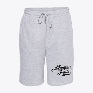Montour Falls New York Vintage Team Fleece Shorts