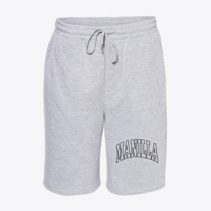 Manilla Indiana Trendy Block Fleece Shorts